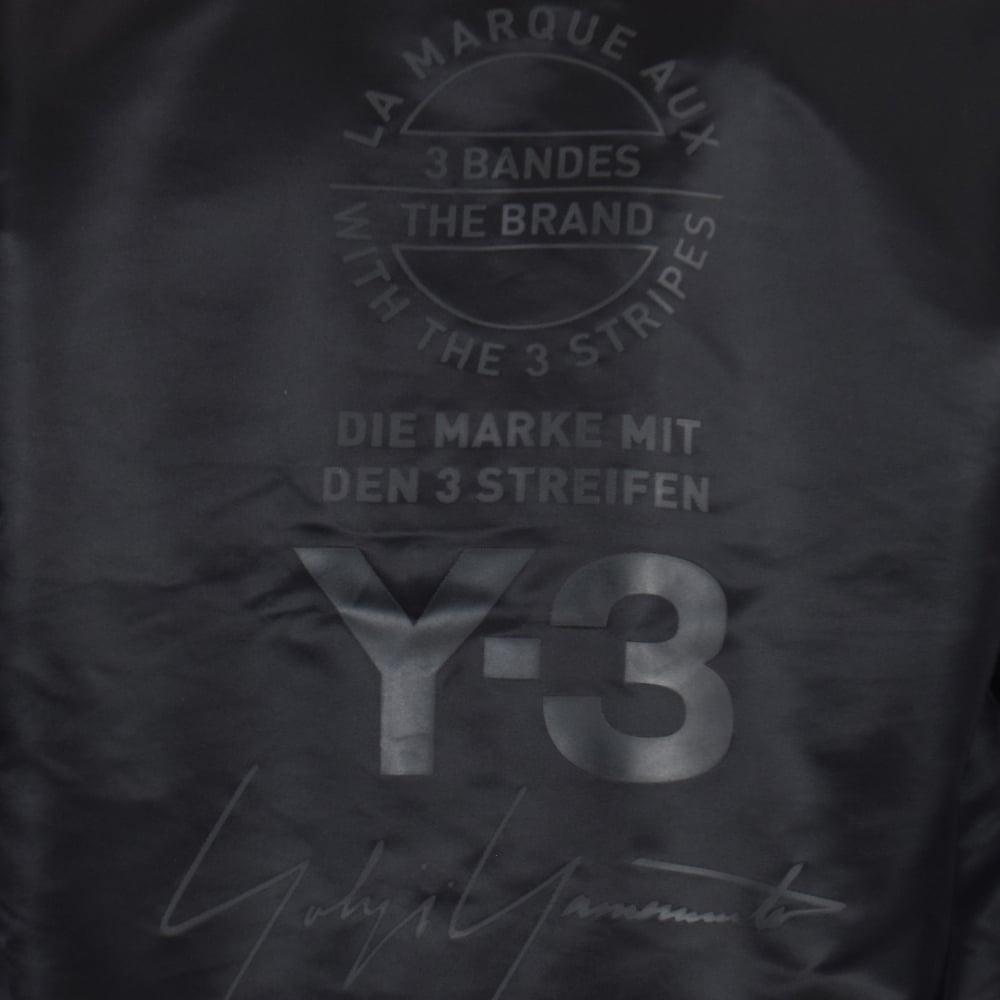 Black and White Y Logo - ADIDAS Y-3 Y-3 Black Back Logo Jacket - Men from Brother2Brother UK