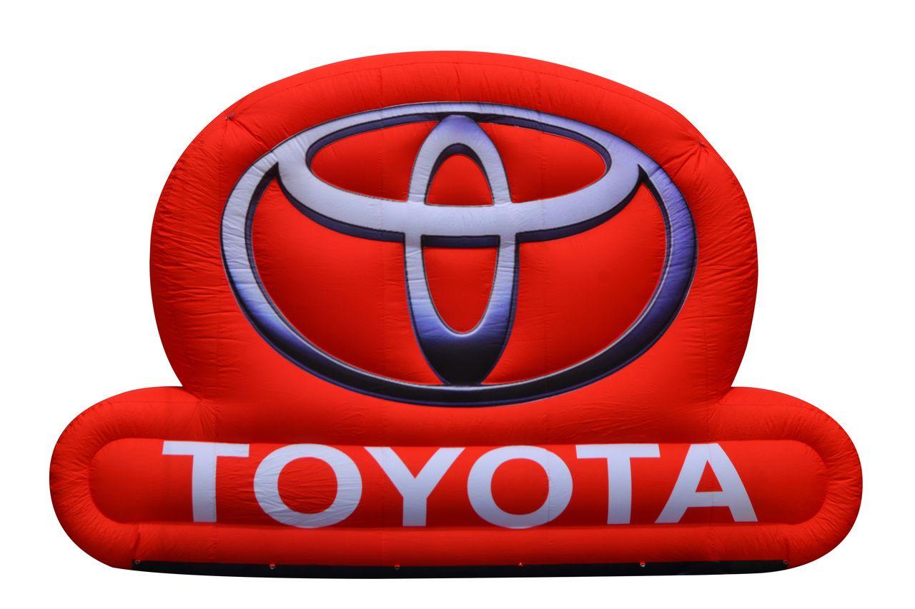 Red Toyota Logo - Giant Inflatable Toyota Logo Advertising Inflatable