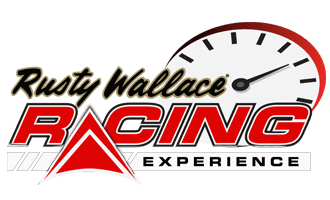 Race Car Automotive Logo - Rusty Wallace Racing Experience NASCAR Style Racing