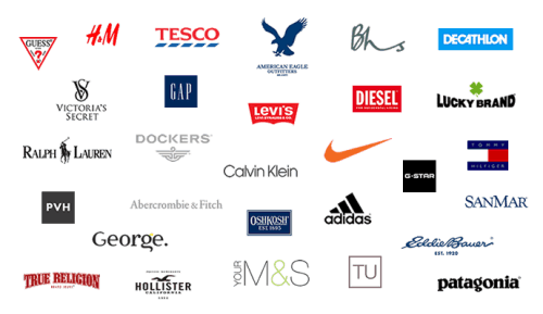 Most Popular Clothing Brand Logo - LogoDix