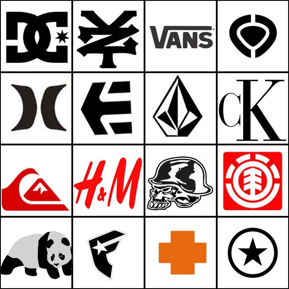 Famous Fashion Brands Logo - Pin by Jeremiah Vega on Street | Logos, Clothing brand logos ...