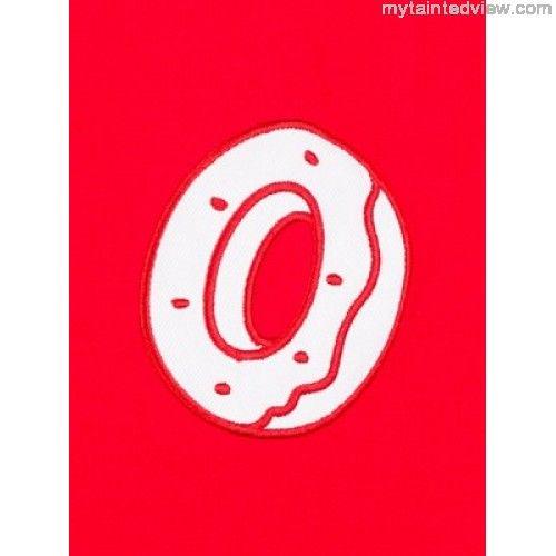 Red Future Logo - Odd Future Women OFWGKTA & Donuts Logos Jacket red small Donut logo ...