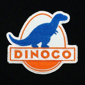 Disney Cars Movie Logo - Disney Pixar Cars Movie Dinoco Logo Embroidered Iron-On Patch 3 1/2 ...