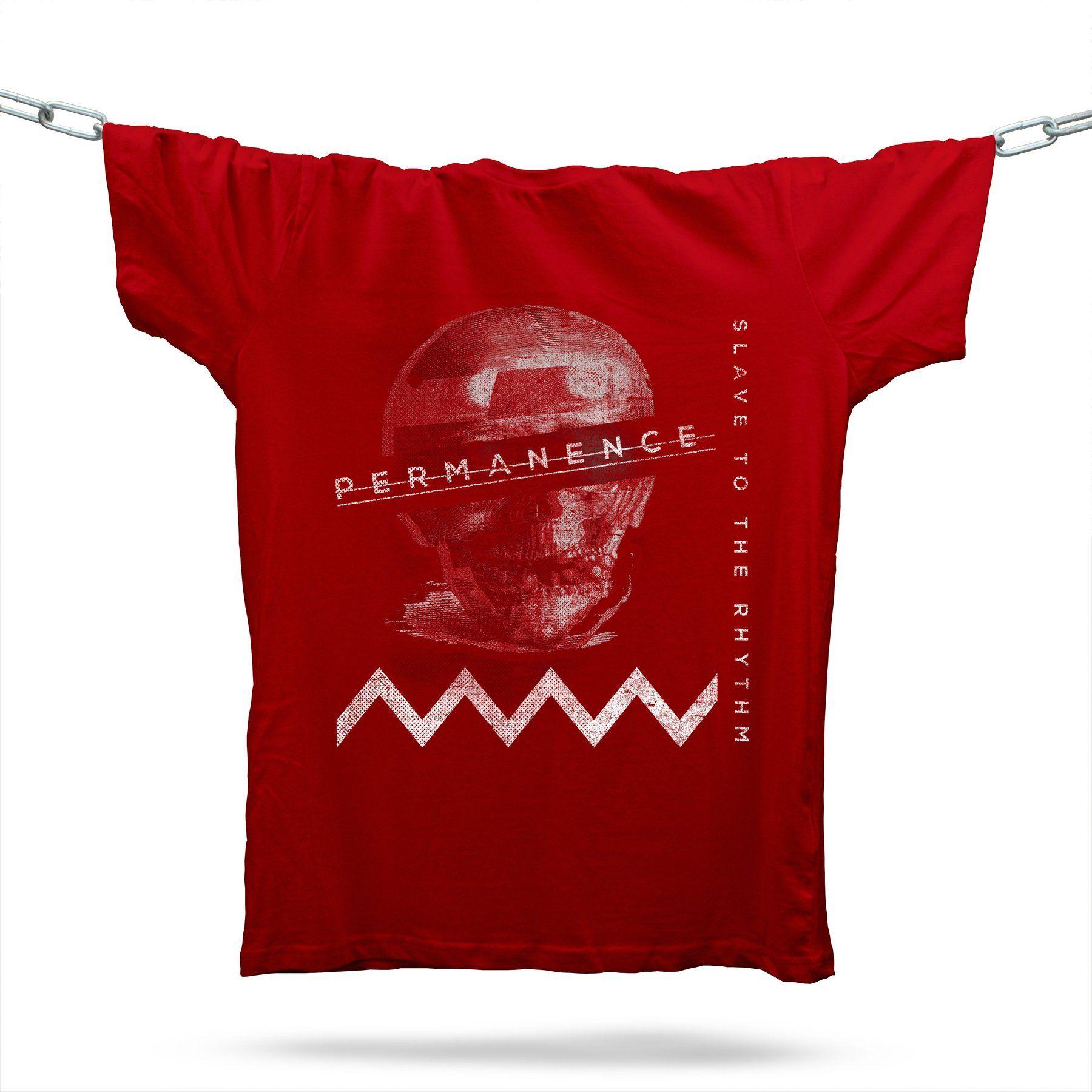 Red Future Logo - Slave Skull T-Shirt / Red – Future Past Clothing
