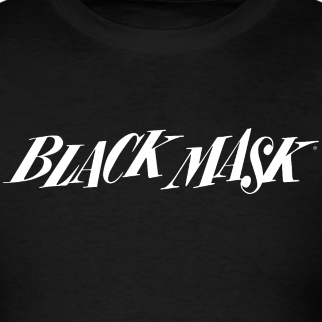 Black Mask Logo - Black Mask 1950s Logo T-Shirt (Style B) | Altus Press