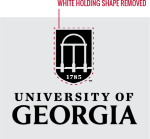 Red Black and White Logo - Logos - University of Georgia Brand Style Guide