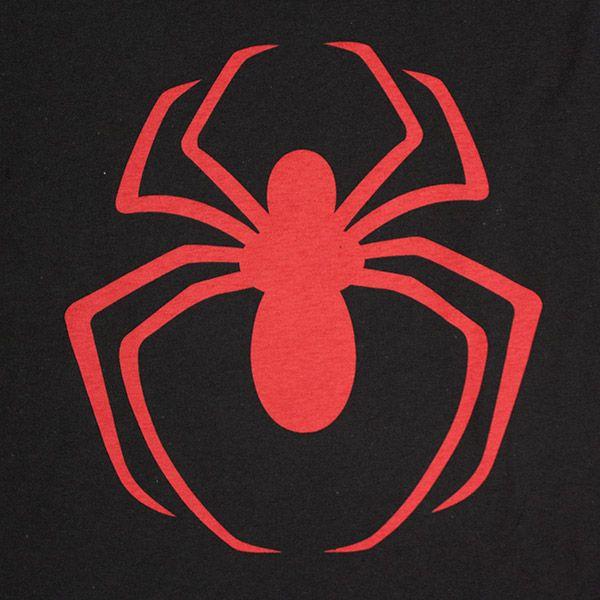 Spider-Man Spider Logo - Spider-Man Red Spider Symbol T Shirt | SuperheroDen.com