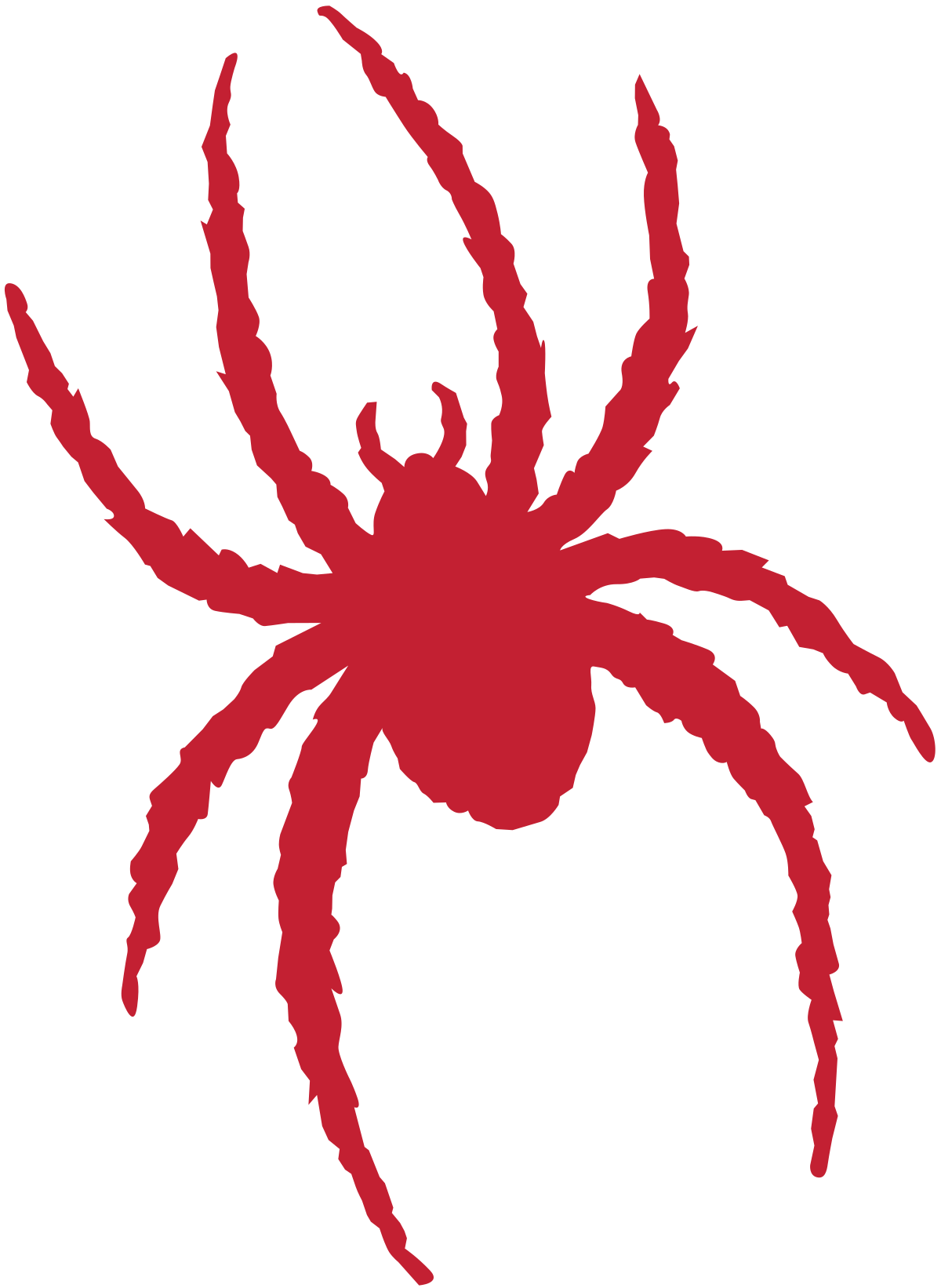 Spider Mascot Logo - Richmond Spiders