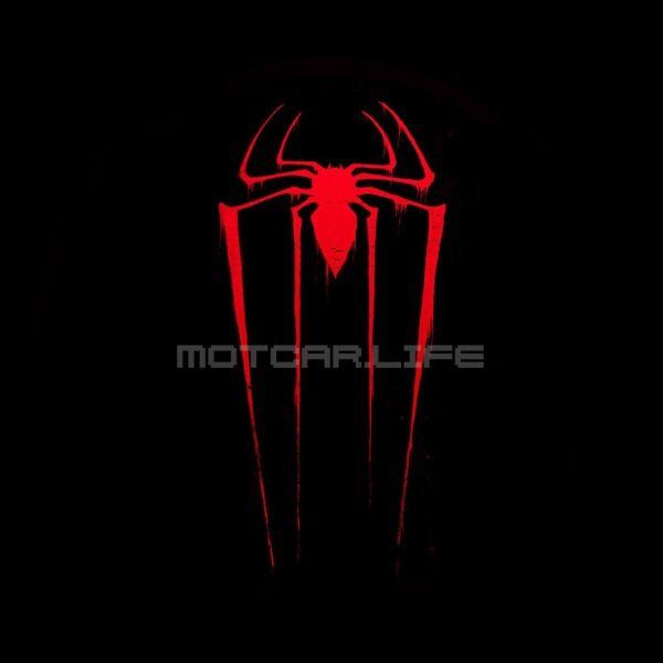 Red Spider Logo - Car Door Welcome Light Projector Laser Red Spider Man Logo GOBO ...