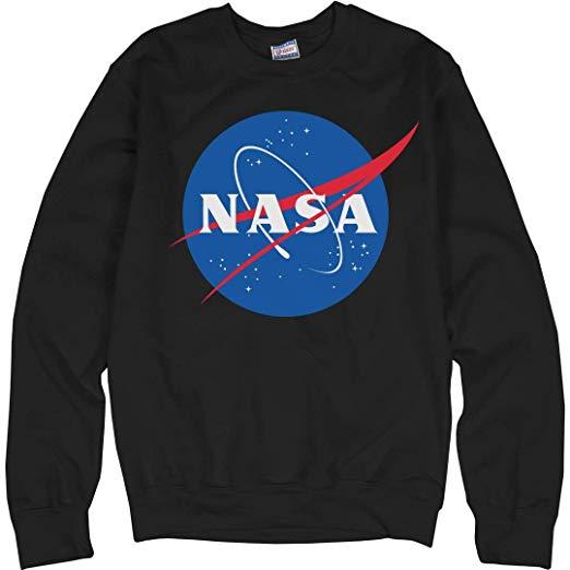 NASA Girl Logo - Amazon.com: Customized Girl Her Trendy NASA Sweater: Unisex Ultimate ...