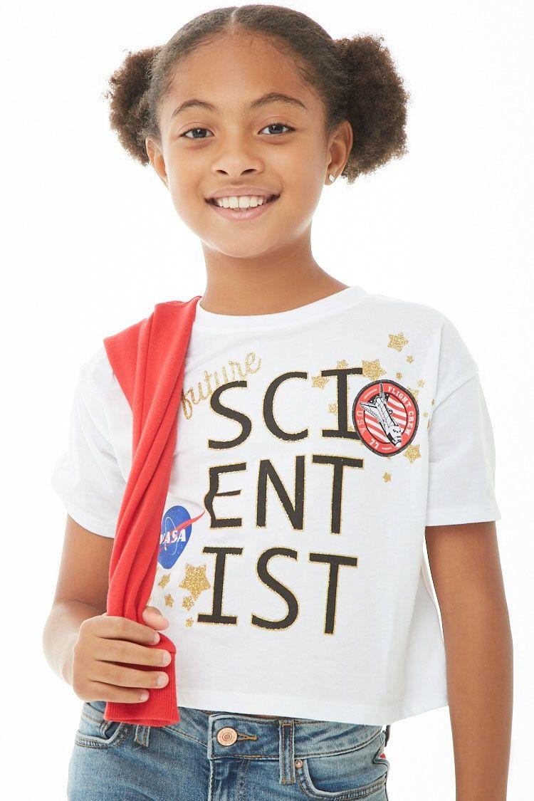 NASA Girl Logo - Girls NASA Logo Graphic Tee (Kids) | Forever 21