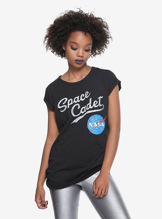 NASA Girl Logo - NASA Glow-In-The-Dark Space Cadet Girls T-Shirt