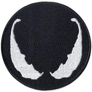 Black Mask Logo - Black Spider Mask logo Embroidered Iron On Patch 642896213777 | eBay