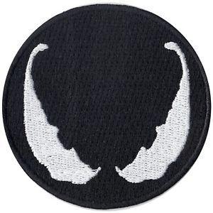 Black Mask Logo - Black Spider Mask logo Embroidered Iron On Patch 642896213777