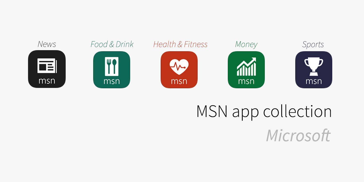 MSN Fitness Logo - Microsoft's MSN suite of apps are now available on iPhone and iPad