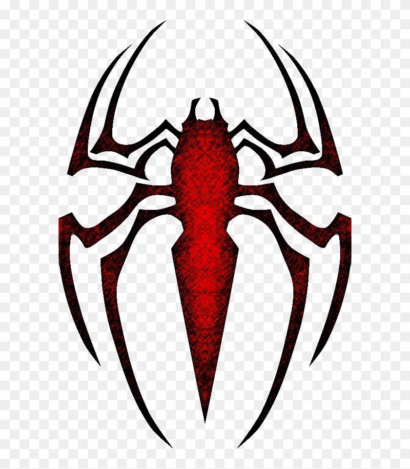 Red Spider Logo - Custom Spiderman Logo [colored] By Blckpantha On Clipart