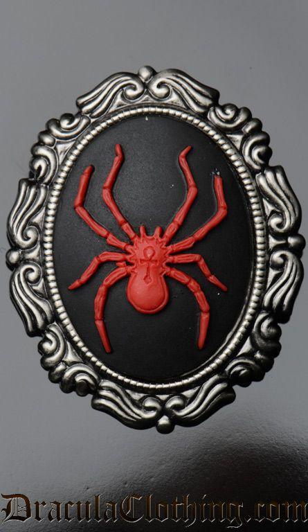 Red Spider Logo - Red Spider Brooch
