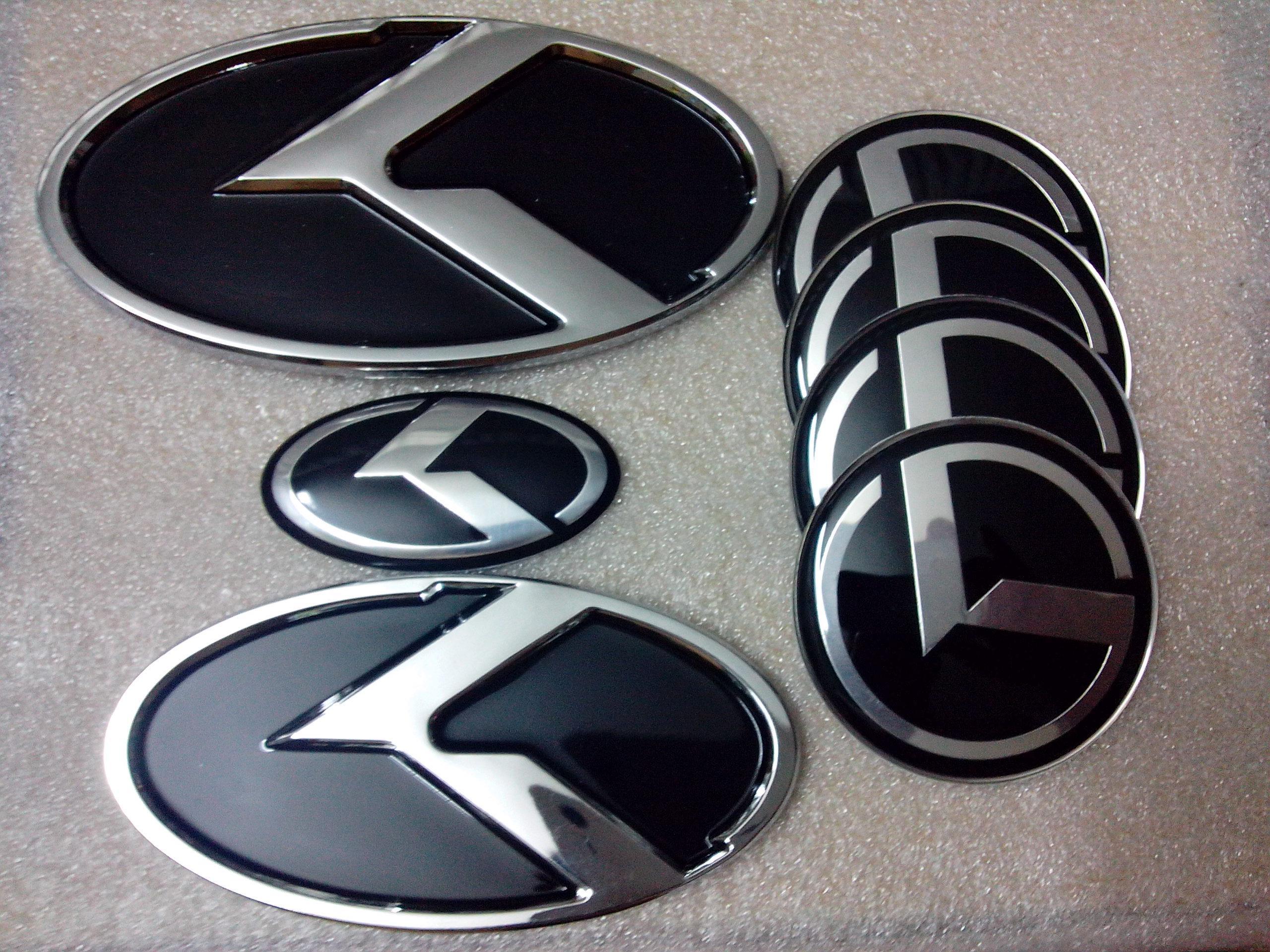 Black Kia Logo - 2019 New Black K Logo Badge Emblem Fit For KIA OPTIMA K5/Exterior ...