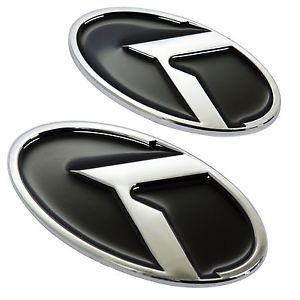 Kia K Logo - K Logo Hood Trunk Symbol accessories Emblems Badges 2EA Kia Cadenza ...