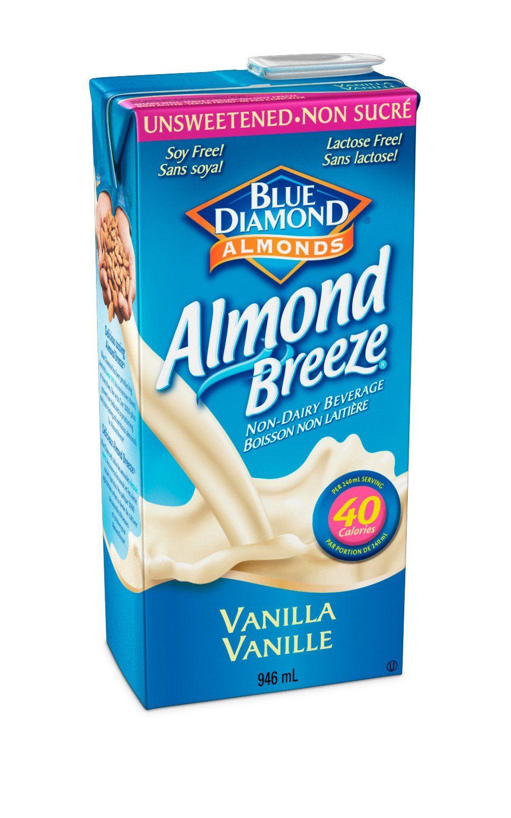 Blue Diamond Milk Logo - Blue Diamond Original Unsweetened Almond Breeze Me!