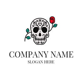 Black Skull Logo - Free Skull Logo Designs | DesignEvo Logo Maker