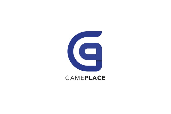 CC Game Logo - Game Place Logo / G P Letter Template by Pixasquare on Envato Elements