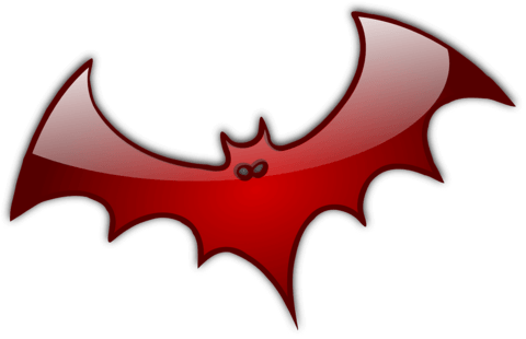 Red Bat Logo - Red Bat Template | Free Printable Papercraft Templates