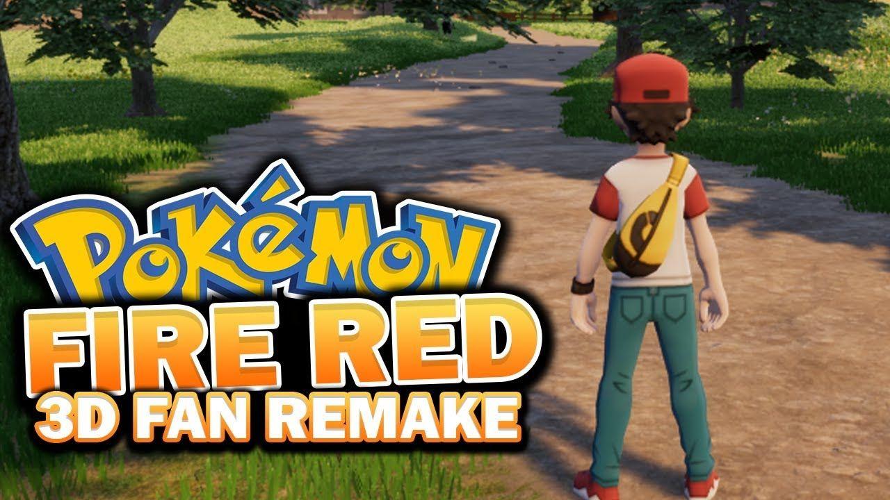 Blue Leaf Green Flame Logo - Pokémon Origin Fire Red 3D REMAKE! - (UPCOMING 3D FAN GAME!)
