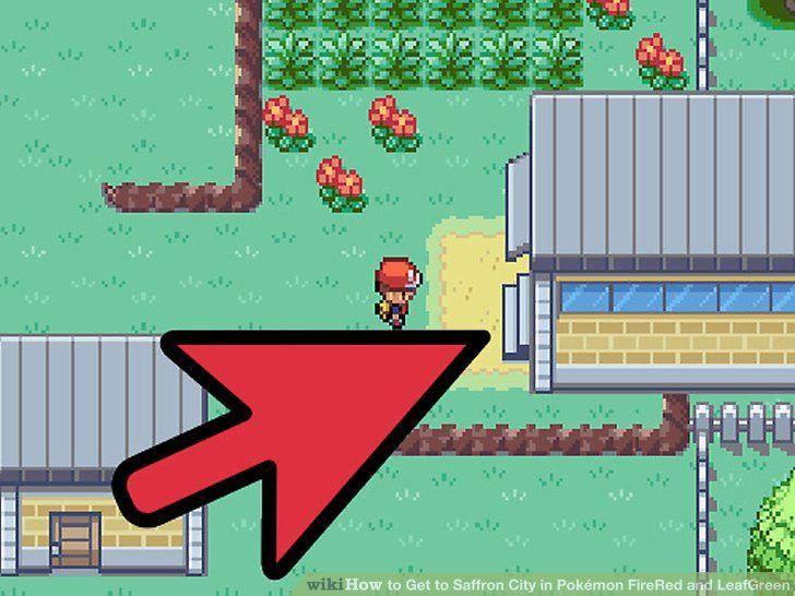 Blue Leaf Green Flame Logo - How to Get to Saffron City in Pokémon FireRed and LeafGreen