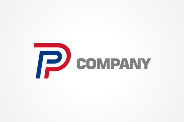 Two P Logo - Free Logo: Two Tone P Logo
