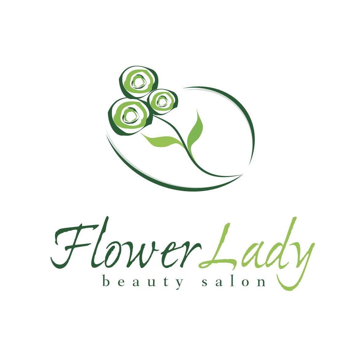 Flower Lady Logo - Flower lady Logo Creative By hotlogomaker