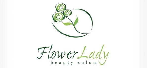Flower Lady Logo - Free Flower Logo Template - Free Logo Design Templates