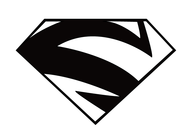 White and Blue Superman Logo - Q] Superman Blue logo? : bleachshirts