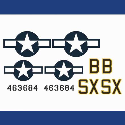 Two P Logo - P-51 Double Trouble Two, Tailormadedecals