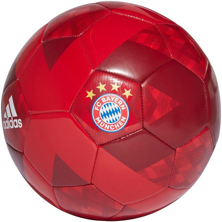 Red and White Soccer Ball Logo - Adidas Bayern Munich Red White 2018 19 Club Soccer Ball