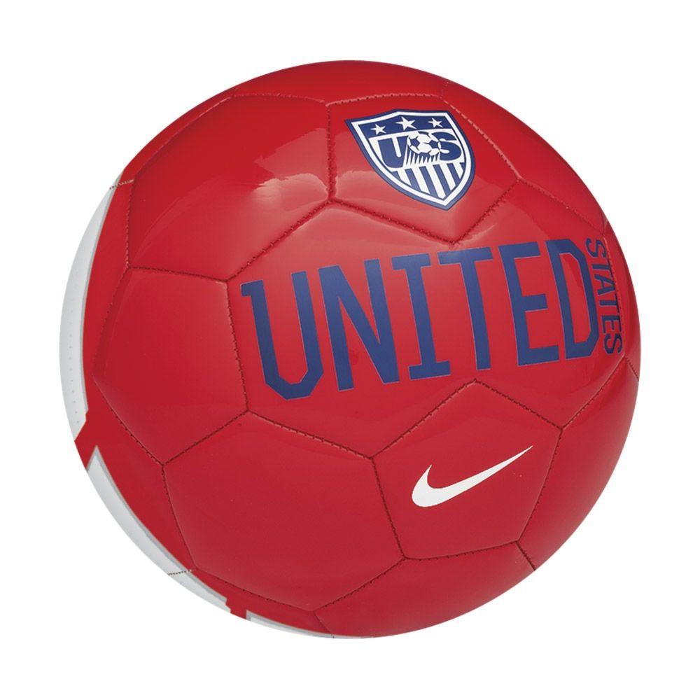 Red and White Soccer Ball Logo - $17.49 USA Supporter Soccer Ball Red White Blue
