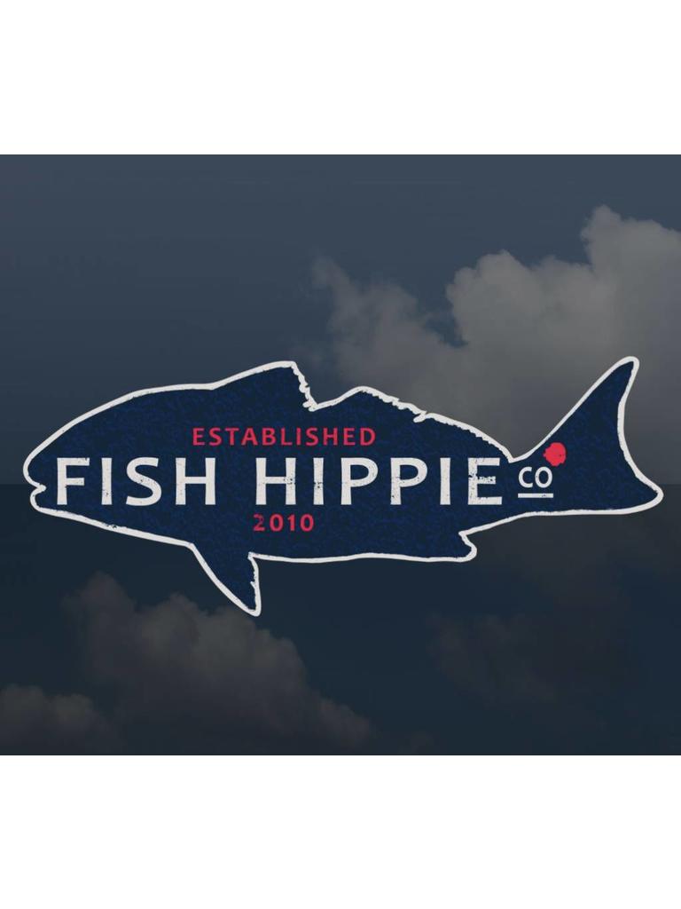 Hippie Fish Logo - Fish Hippie Decals - Papa's General Store
