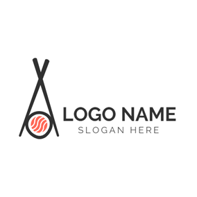 Red Black and White Logo - Free Restaurant Logo Designs. DesignEvo Logo Maker