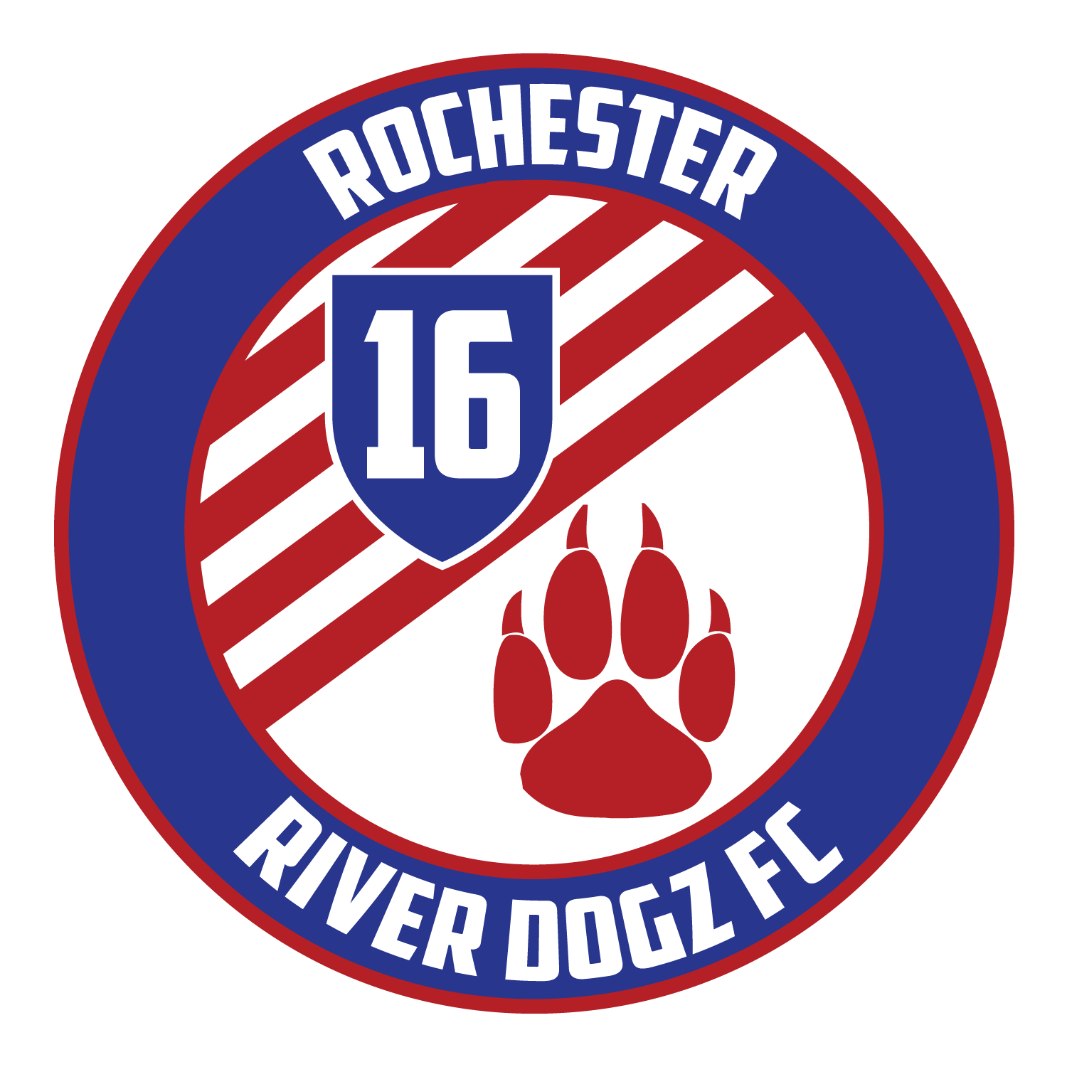 Red Dog Z Logo - Rochester River DogZ FC Logo.png