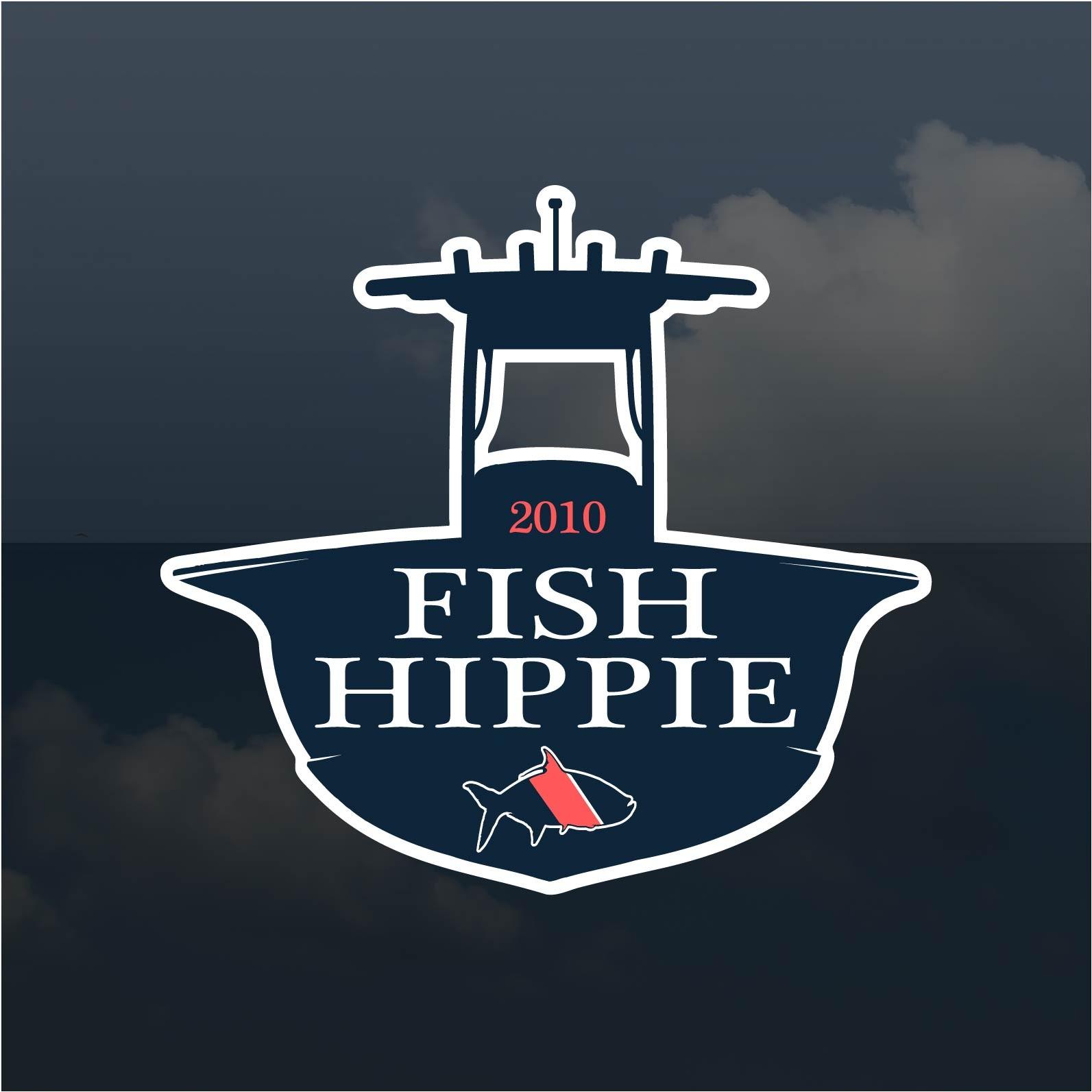 Hippie Fish Logo - fhcarolinaflaresticker Outfitters NC