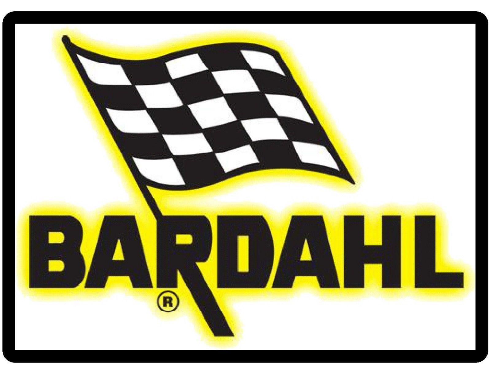 Checkered Square Logo - $5.5 - Bardahl Racing Checker Flag Logo Refrigerator / Tool Box ...