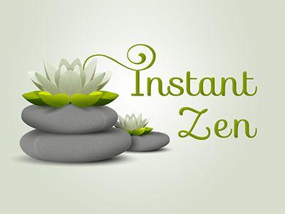 Zen Flower Logo - Logo Instant Zen by Clément Paquette | Dribbble | Dribbble