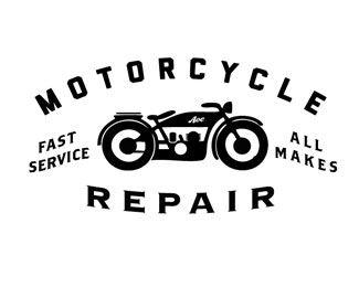Motorcycle Shop Logo - Motorcycle Repair Designed
