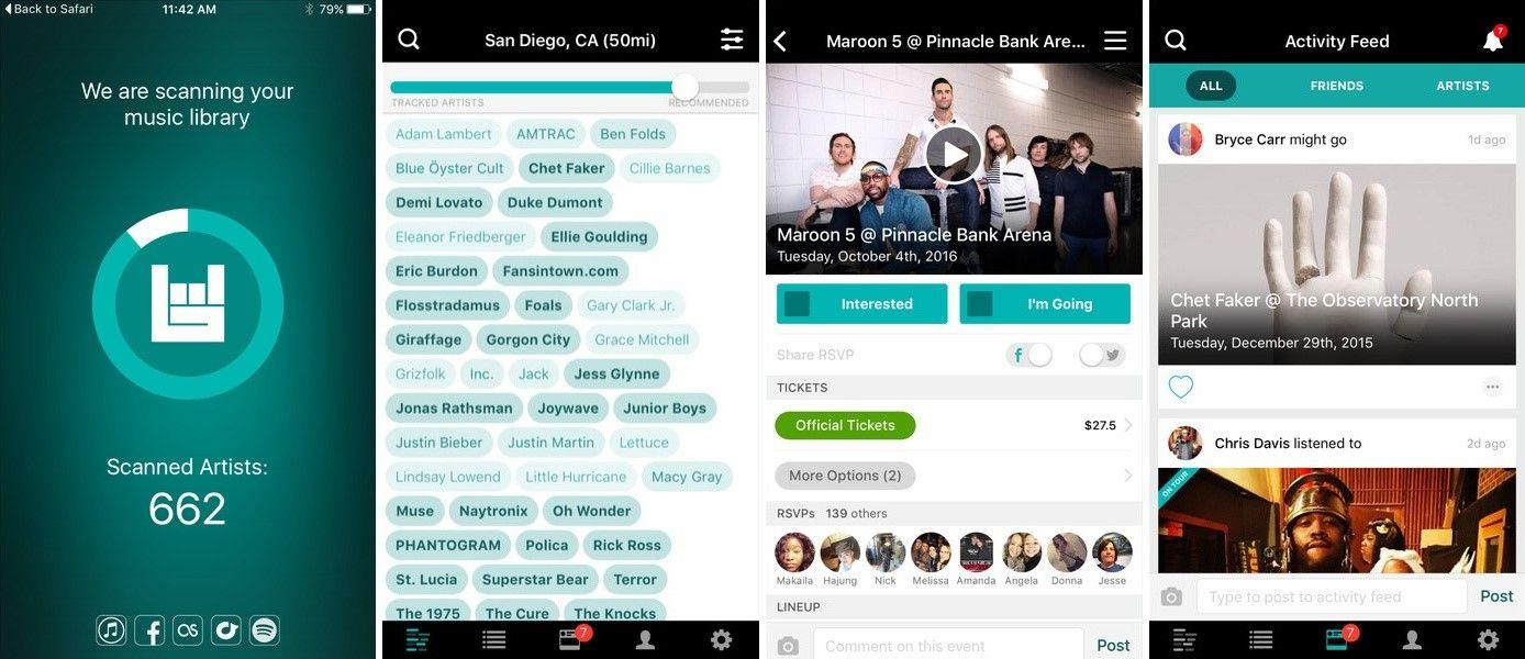 Bandsintown App Logo - Localization of the Bandsintown Concerts app for finding concerts ...