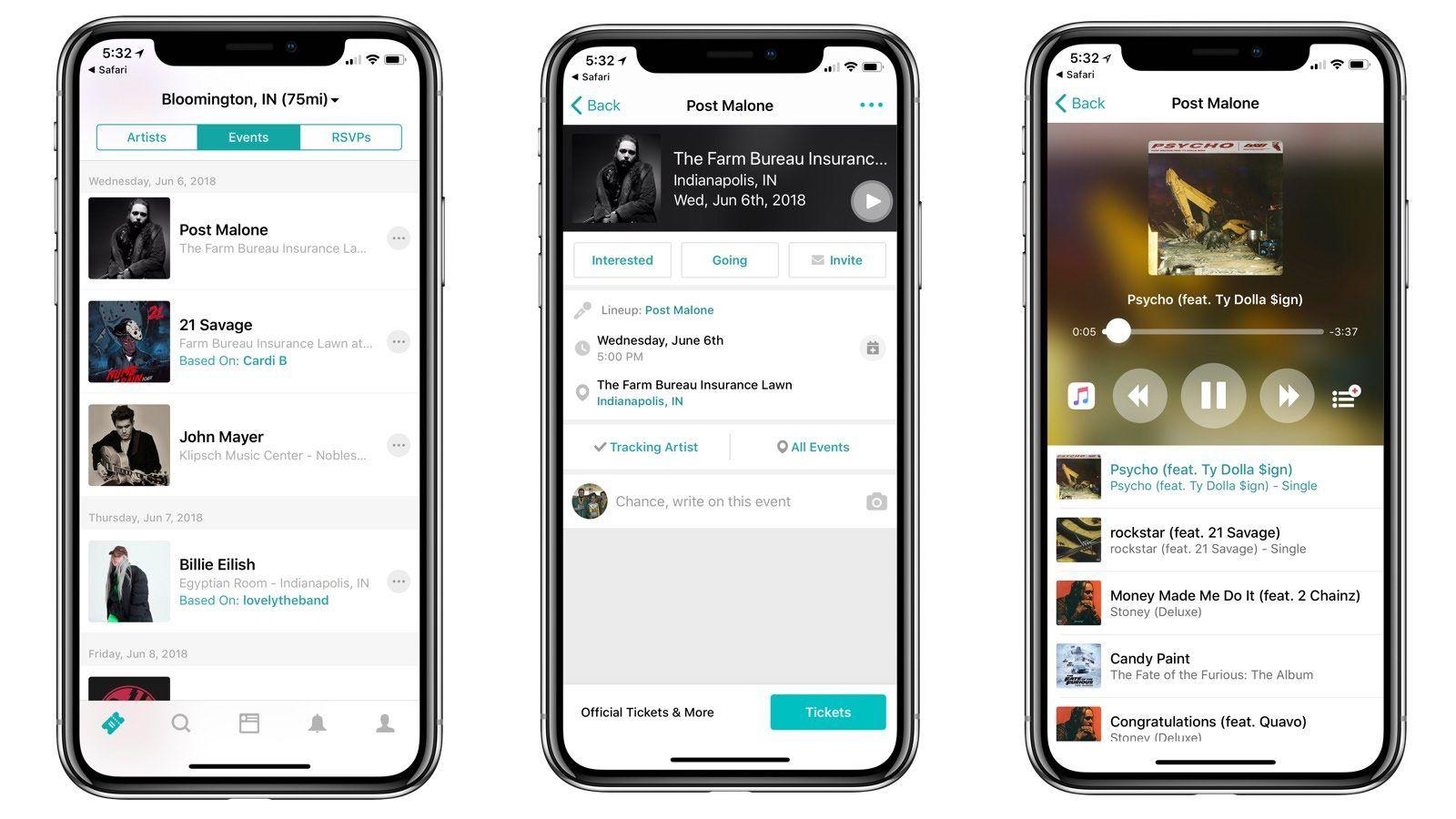 Bandsintown App Logo - Concert tracking app Bandsintown adds integrated Apple Music ...