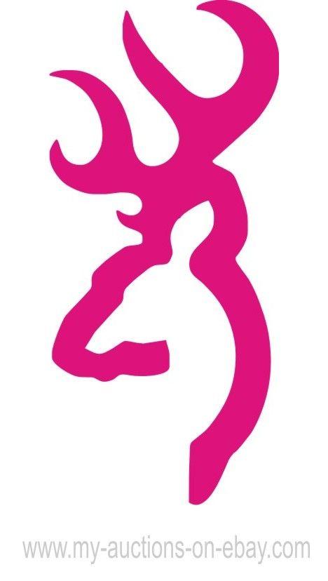Pink Camouflage Browning Deer Head Logo - Pink Browning Logo | Browning Symbols | Browning logo, Brown ...