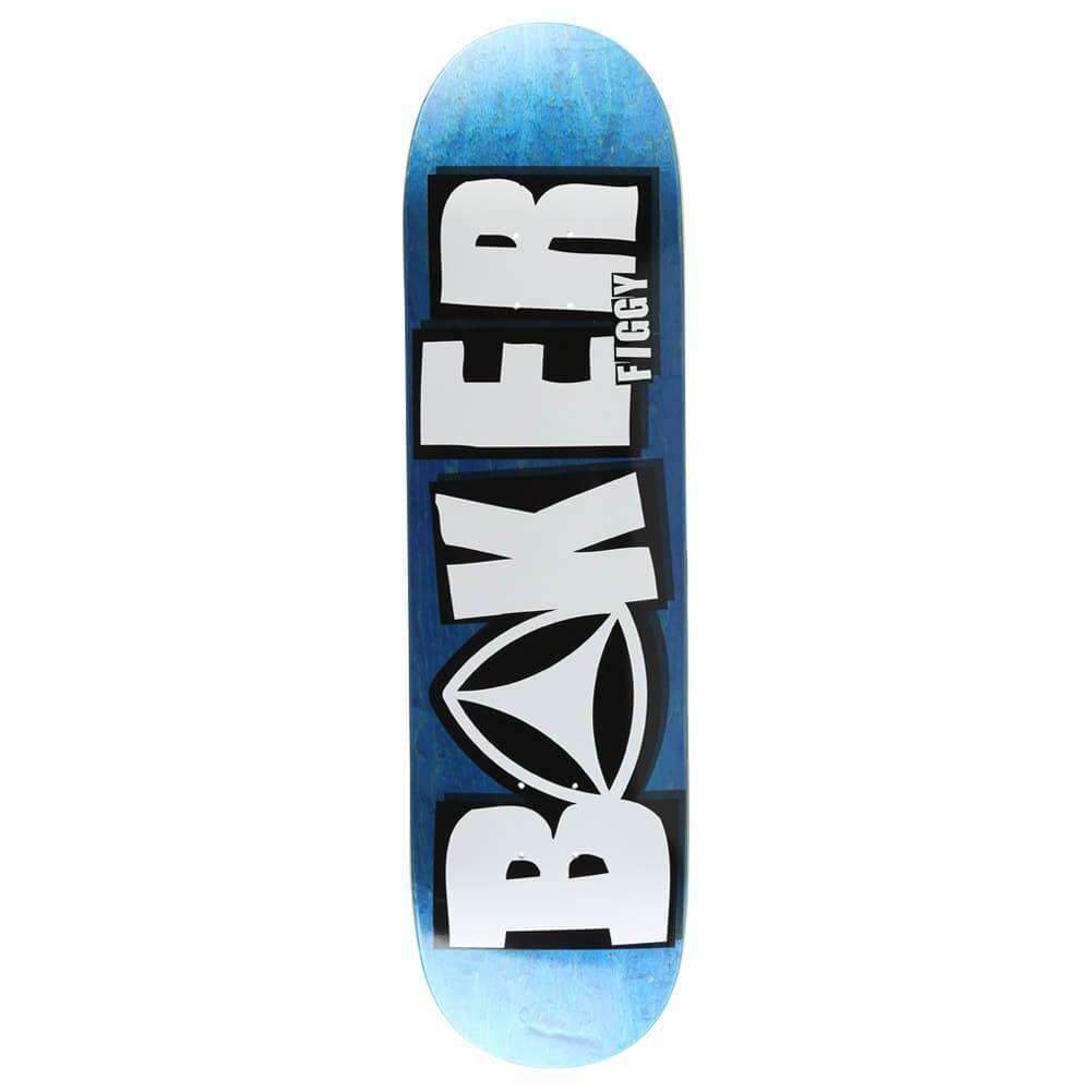 Blue Baker Logo - Baker Baker Exclusive Justin Figgy Figueroa Brand Logo Blue Deck 8.5