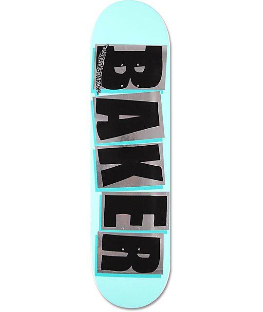 Blue Baker Logo - Baker Brand Logo 8.25 Skateboard Deck