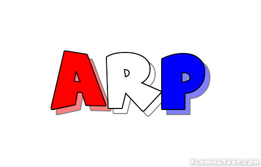 Red ARP Logo - United States of America Logo. Free Logo Design Tool from Flaming Text