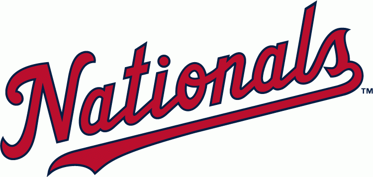 Nationals Logo - Washington Nationals Wordmark Logo League (NL)